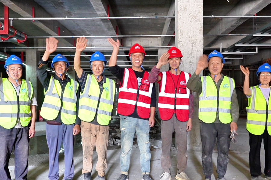 成发建安消防施工现场